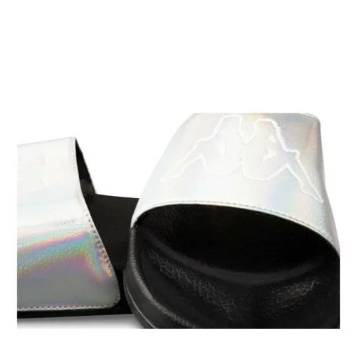 Claquettes NOIR Femme Motif Uni A Enfiler