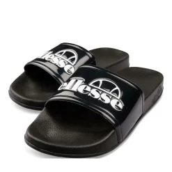 Claquettes NOIR Femme Motif Uni