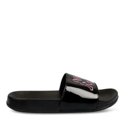 Claquettes NOIR Fille Motif Uni A Enfiler