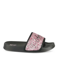 Claquettes NOIR Fille Motif Uni A Enfiler