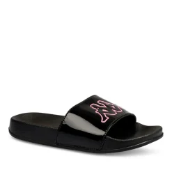 Claquettes NOIR Fille Motif Uni A Enfiler