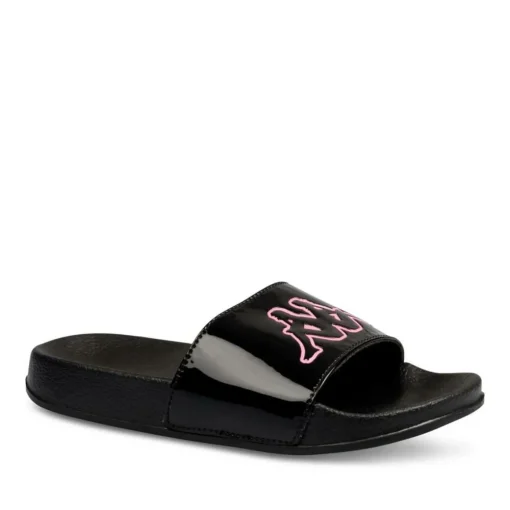 Claquettes NOIR Fille Motif Uni A Enfiler