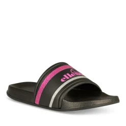 Claquettes NOIR Fille Motif Uni