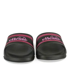 Claquettes NOIR Fille Motif Uni A Enfiler
