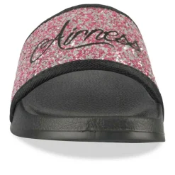 Claquettes NOIR Fille Motif Uni A Enfiler
