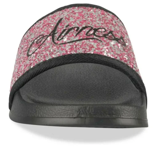 Claquettes NOIR Fille Motif Uni A Enfiler