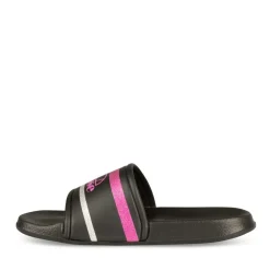 Claquettes NOIR Fille Motif Uni