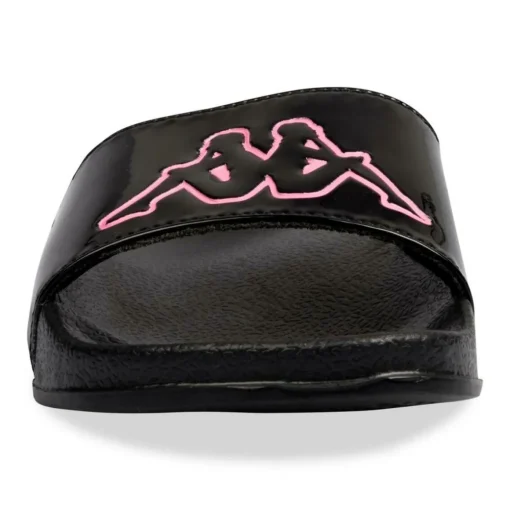 Claquettes NOIR Fille Motif Uni A Enfiler