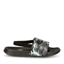 Claquettes NOIR Garçon Elastique