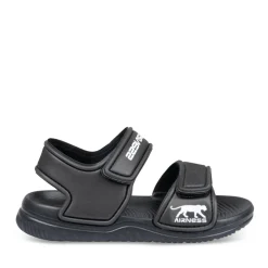 Claquettes NOIR Garçon Motif Uni Scratch