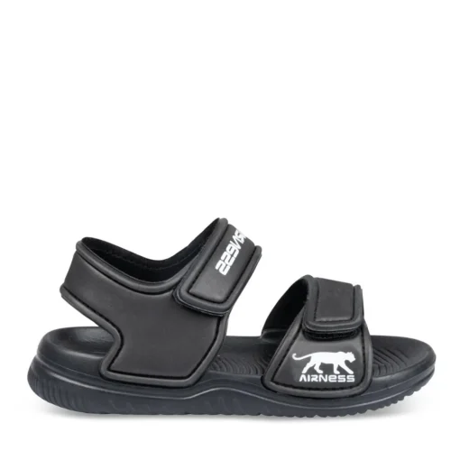Claquettes NOIR Garçon Motif Uni Scratch