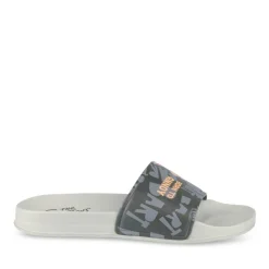 Claquettes NOIR Garçon Motif Uni A Enfiler