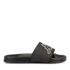 Claquettes NOIR Garçon Motif Uni A Enfiler