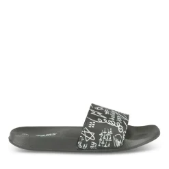 Claquettes NOIR Garçon Motif Uni A Enfiler