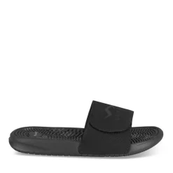 Claquettes NOIR Garçon Motif Uni A Enfiler
