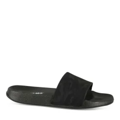 Claquettes NOIR Garçon Motif Uni A Enfiler