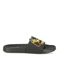 Claquettes NOIR Garçon Motif Uni A Enfiler