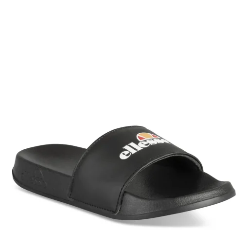 Claquettes NOIR Garçon Motif Uni A Enfiler