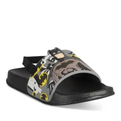 Claquettes NOIR Garçon Motif Uni A Enfiler