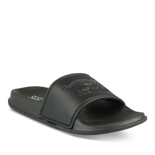 Claquettes NOIR Garçon Motif Uni A Enfiler
