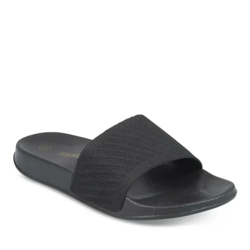 Claquettes NOIR Garçon Motif Uni