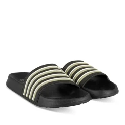 Claquettes NOIR Garçon Motif Uni A Enfiler