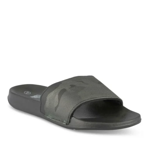 Claquettes NOIR Garçon Motif Uni A Enfiler