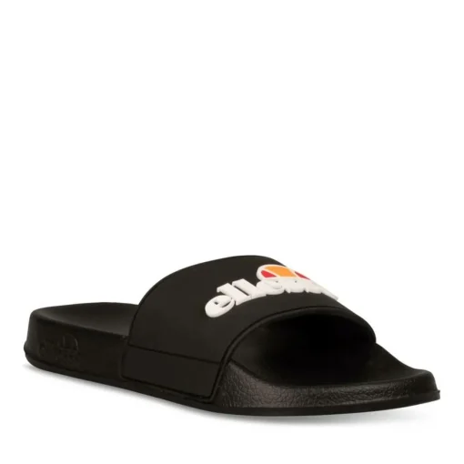 Claquettes NOIR Garçon Motif Uni