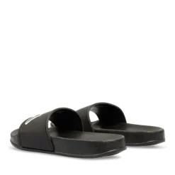 Claquettes NOIR Garçon Motif Uni A Enfiler