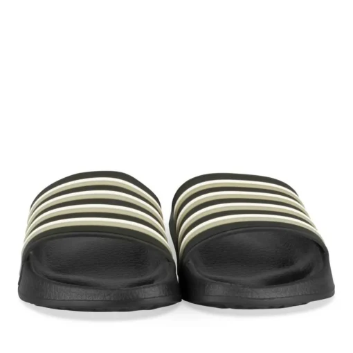 Claquettes NOIR Garçon Motif Uni A Enfiler