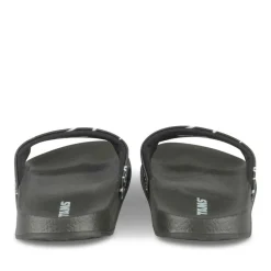 Claquettes NOIR Garçon Motif Uni A Enfiler
