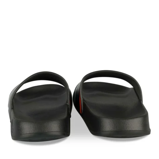 Claquettes NOIR Garçon Motif Uni A Enfiler