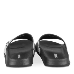Claquettes NOIR Garçon Motif Uni A Enfiler