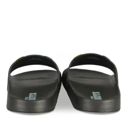 Claquettes NOIR Garçon Motif Uni A Enfiler