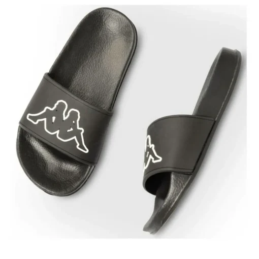 Claquettes NOIR Garçon Motif Uni A Enfiler