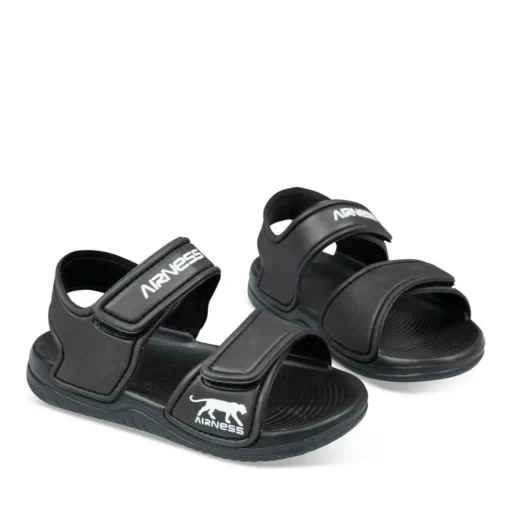Claquettes NOIR Garçon Motif Uni Scratch