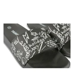 Claquettes NOIR Garçon Motif Uni A Enfiler