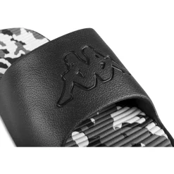 Claquettes NOIR Garçon Motif Camouflage A Enfiler