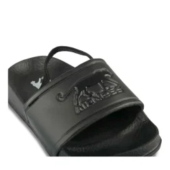 Claquettes NOIR Garçon Motif Uni A Enfiler
