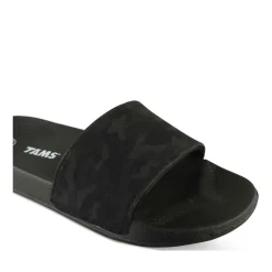 Claquettes NOIR Garçon Motif Uni A Enfiler