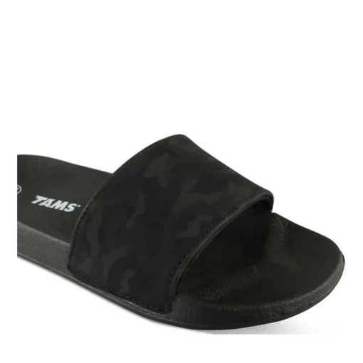 Claquettes NOIR Garçon Motif Uni A Enfiler