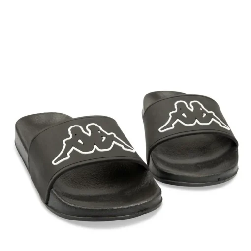 Claquettes NOIR Garçon Motif Uni A Enfiler