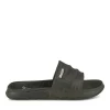 Claquettes NOIR Homme Motif Uni A Enfiler