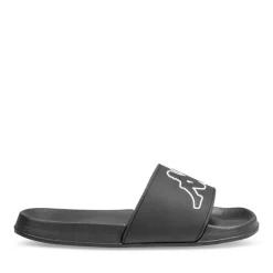 Claquettes NOIR Homme Motif Uni A Enfiler