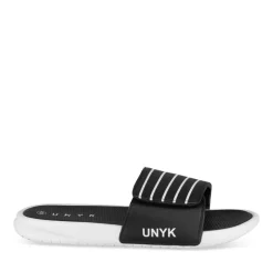 Claquettes NOIR Homme Motif Uni A Enfiler