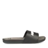 Claquettes NOIR Homme Motif Uni