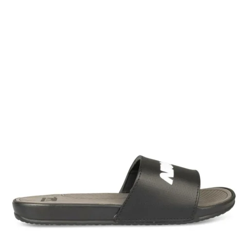 Claquettes NOIR Homme Motif Uni