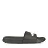 Claquettes NOIR Homme Motif Uni
