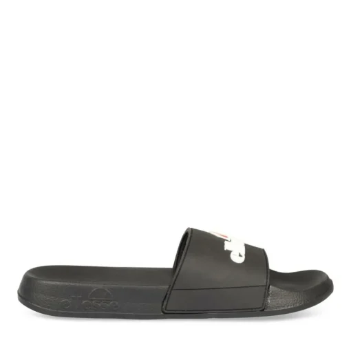Claquettes NOIR Homme Motif Uni