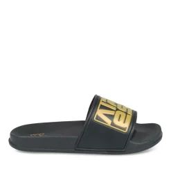 Claquettes NOIR Homme Motif Uni
